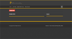 Desktop Screenshot of politicsweekly.com
